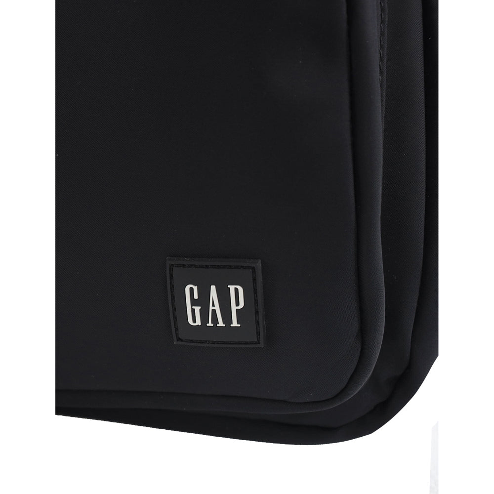 GAP Unisex Travel Nylon Crossbody/Sling Bag w/ Secure Zip 23x38cm Black