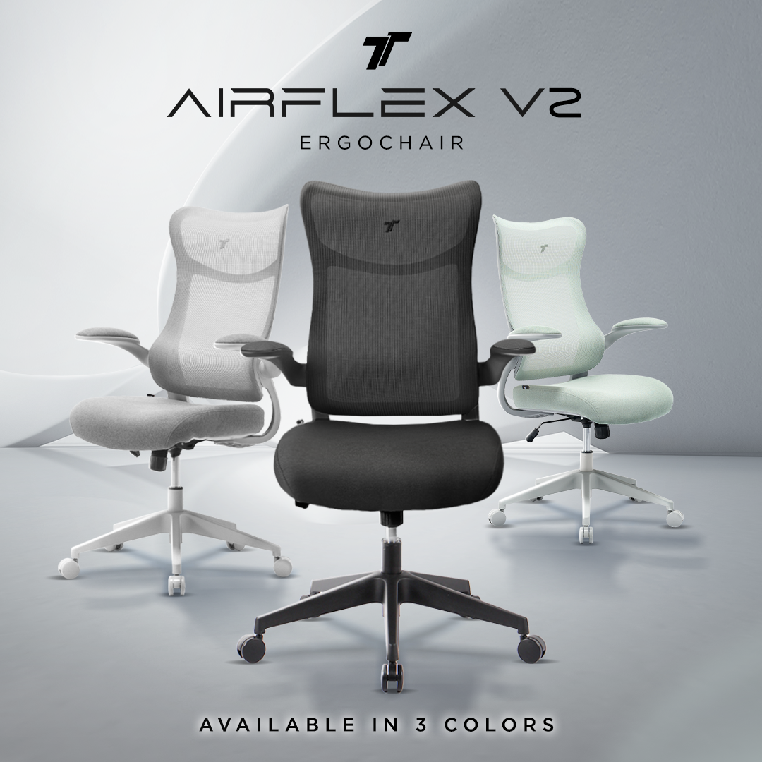 TT AIRFLEX V2 Ergochair - Ashy Grey
