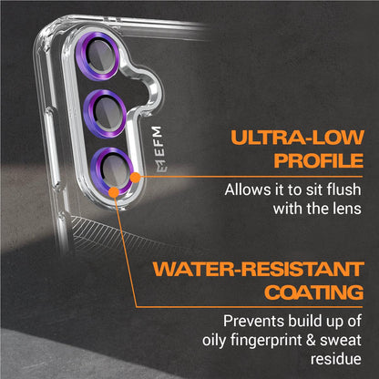 EFM Camera Lens Screen Armour for Galaxy S24+ (Rainbow)