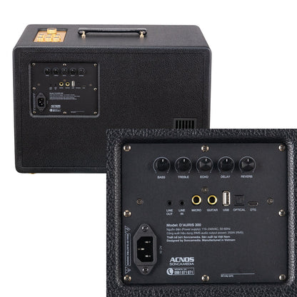 Soncamedia D’Auris 300 Karaoke System | 200W RMS | Wireless Microphones