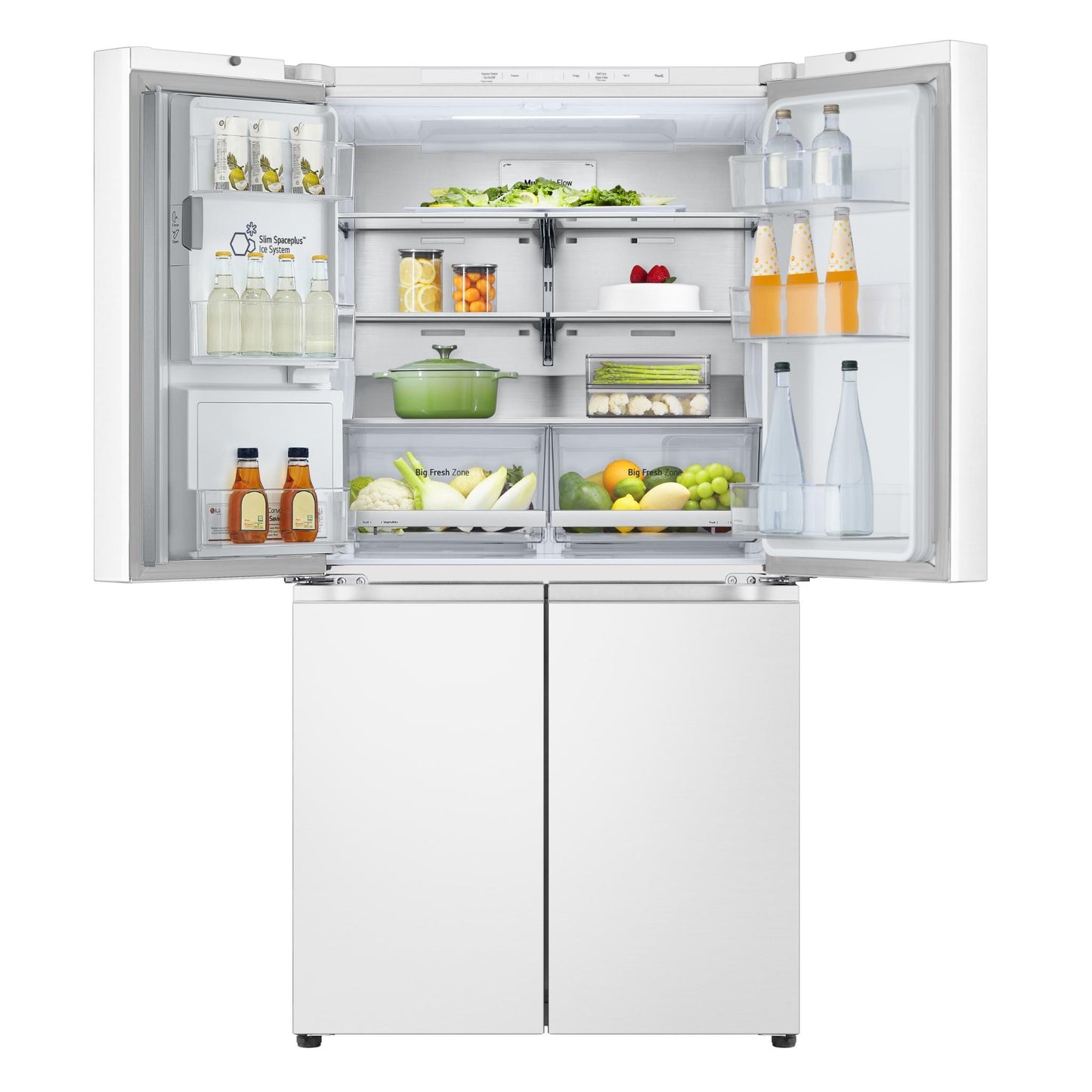 LG GF-L700MWH 637L French Door Fridge (Matte White)
