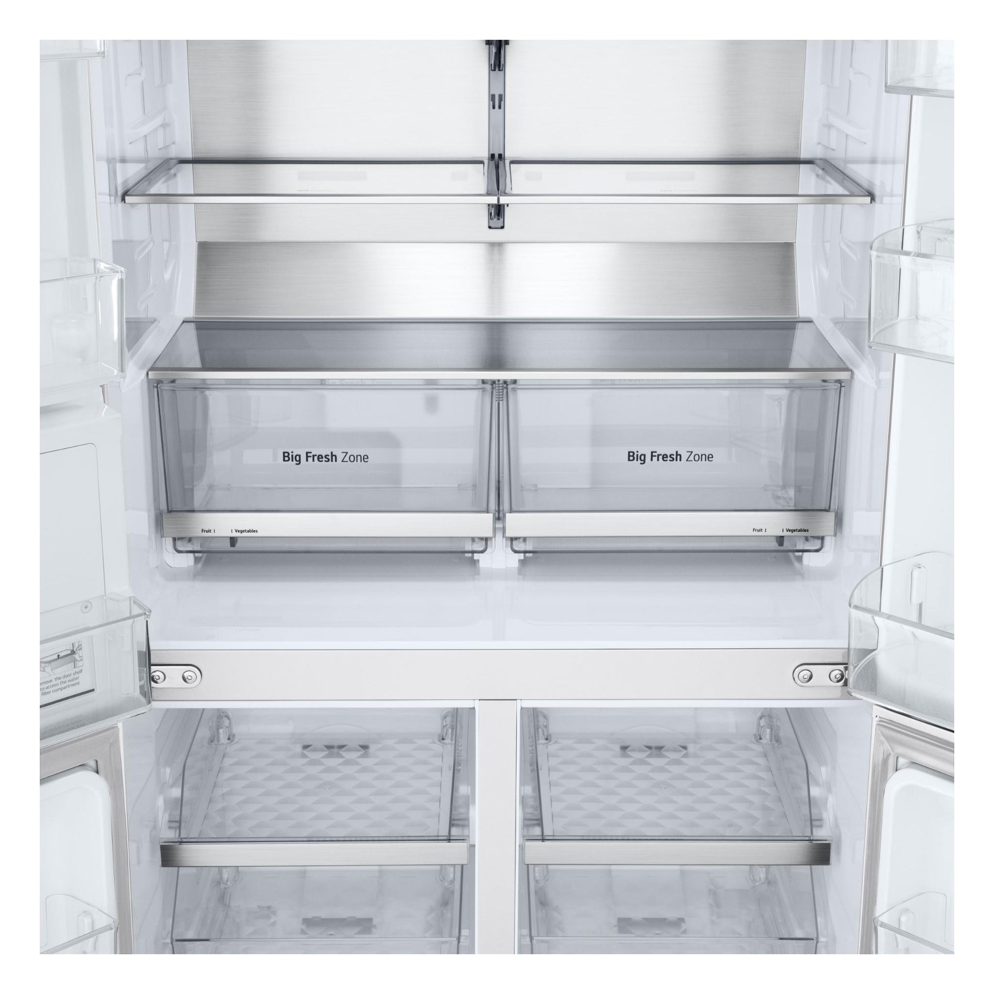 LG GF-L700MWH 637L French Door Fridge (Matte White)