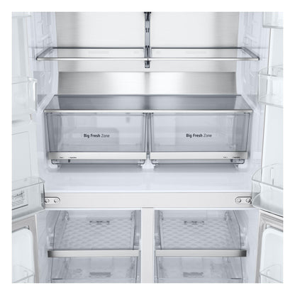 LG GF-L700MWH 637L French Door Fridge (Matte White)