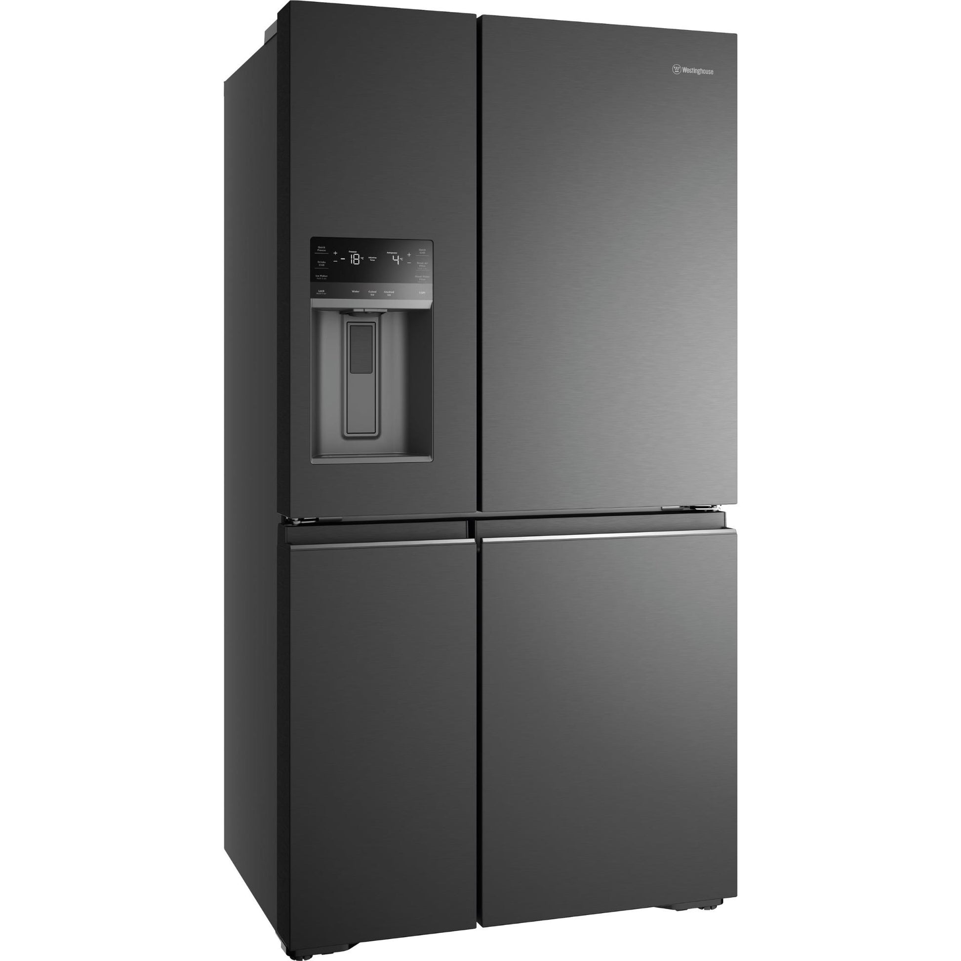 Westinghouse WQE6170BB 609L Quad Door Fridge (Matte Black)