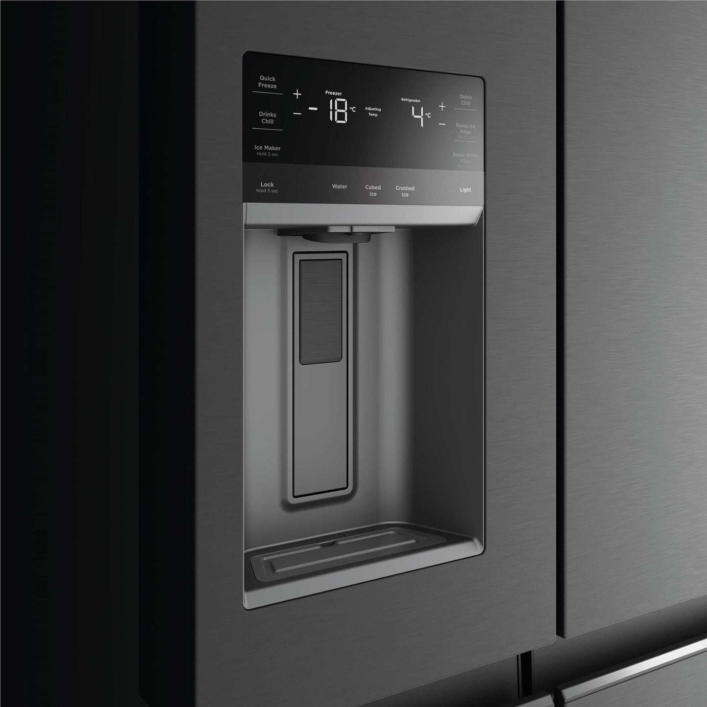 Westinghouse WQE6170BB 609L Quad Door Fridge (Matte Black)