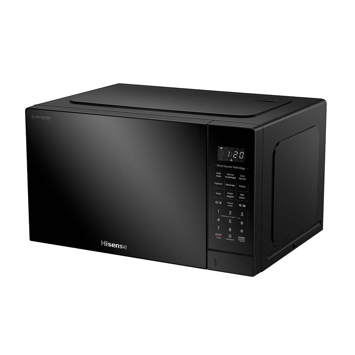 Hisense HMAS3411BMV 34L 1100W Smart Inverter Microwave Oven (Black Mirror)