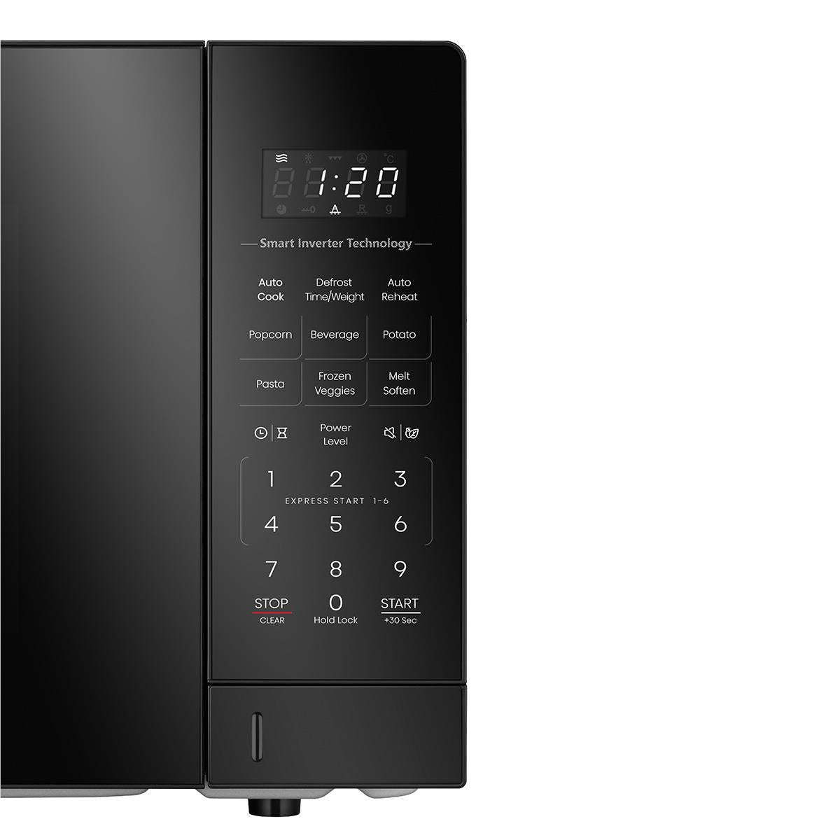 Hisense HMAS3411BMV 34L 1100W Smart Inverter Microwave Oven (Black Mirror)