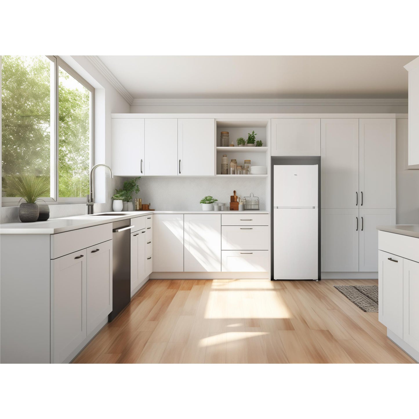 TCL P220TMW 197L Top Mount Fridge (White)