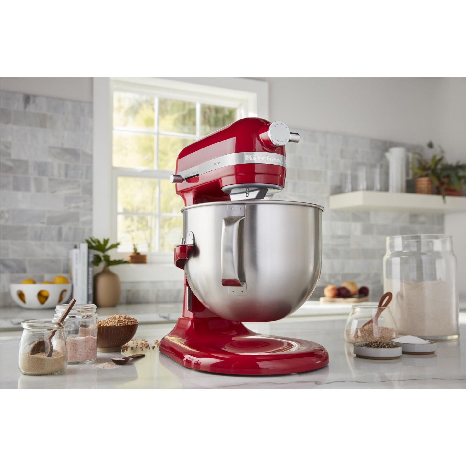 KitchenAid KSM70 6.6L Artisan Bowl Lift Mixer (Empire Red)