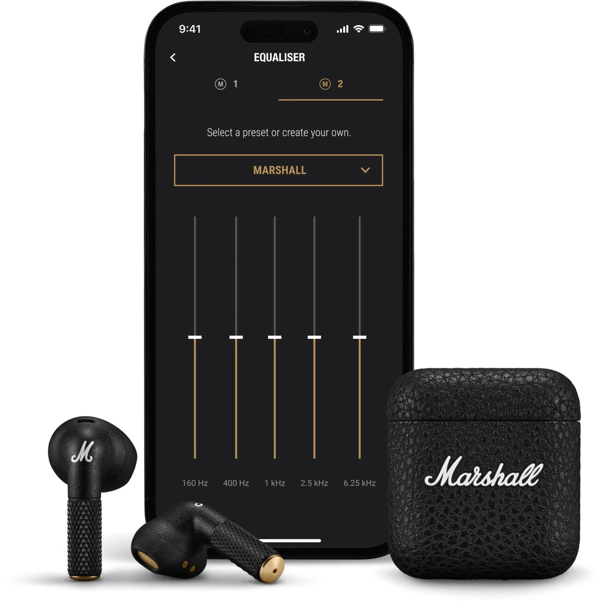 Marshall Minor IV True Wireless In-Ear Bluetooth Headphones (Black)