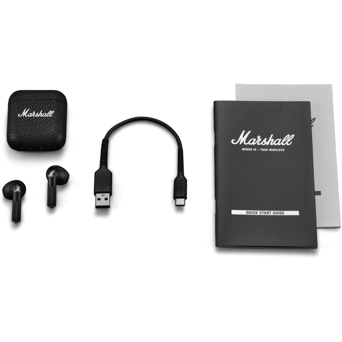 Marshall Minor IV True Wireless In-Ear Bluetooth Headphones (Black)