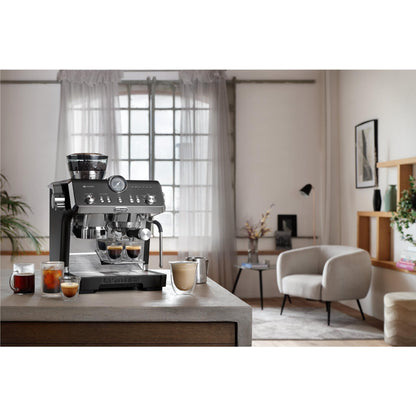 De'Longhi EC9555.M La Specialista Opera Manual Espresso Machine (Black)