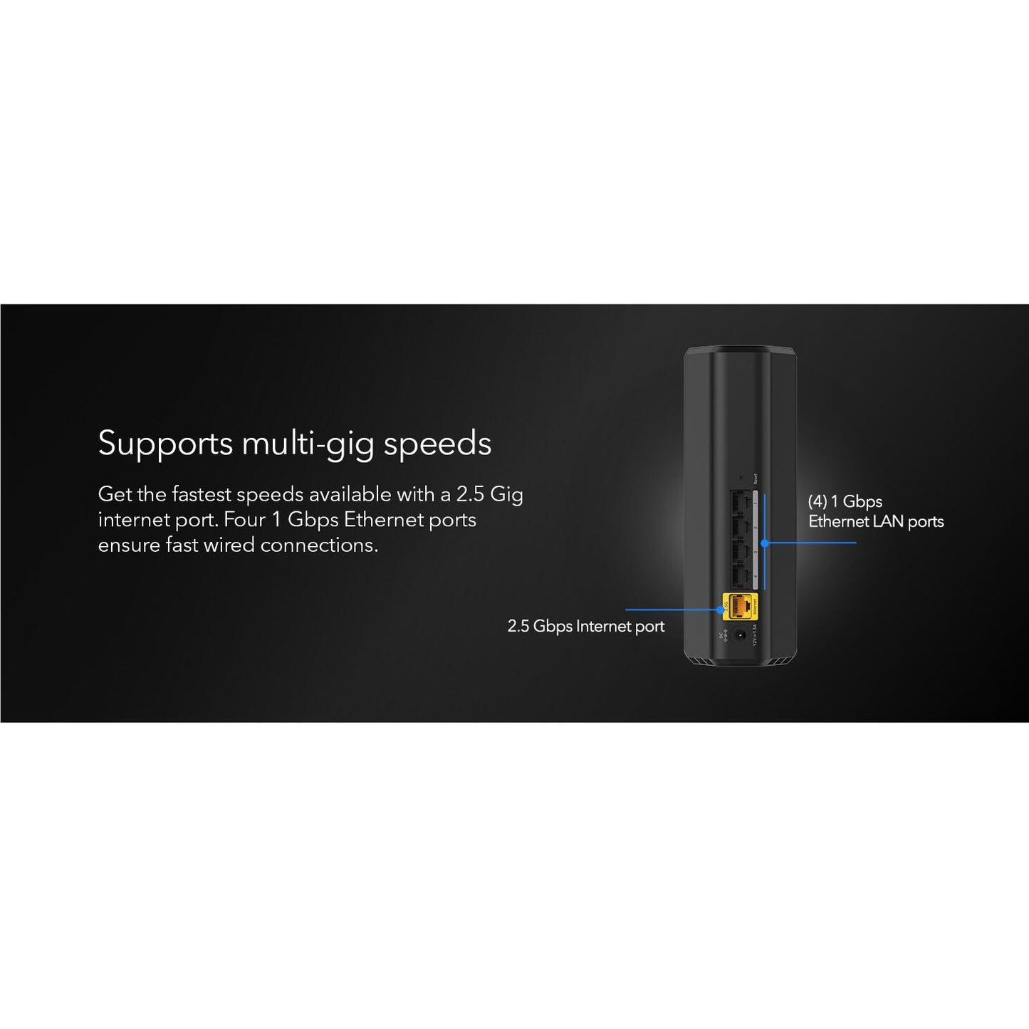 NETGEAR Nighthawk® Wi-Fi 7 BE3600 Dual-Band WiFi 7 Router