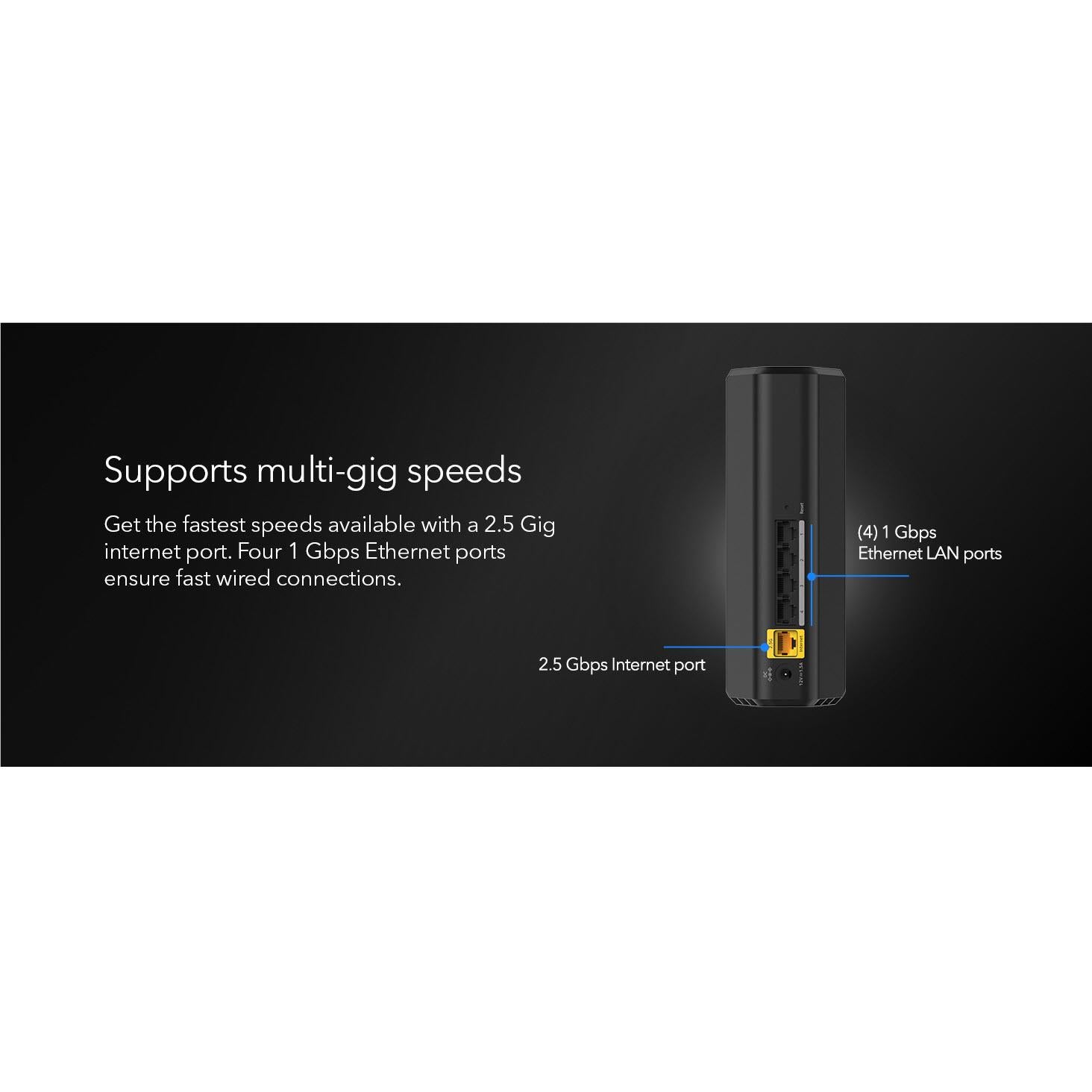 NETGEAR Nighthawk® Wi-Fi 7 BE3600 Dual-Band WiFi 7 Router