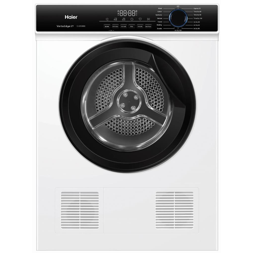Haier HDV60AWW1 6kg Sensor Vented Dryer