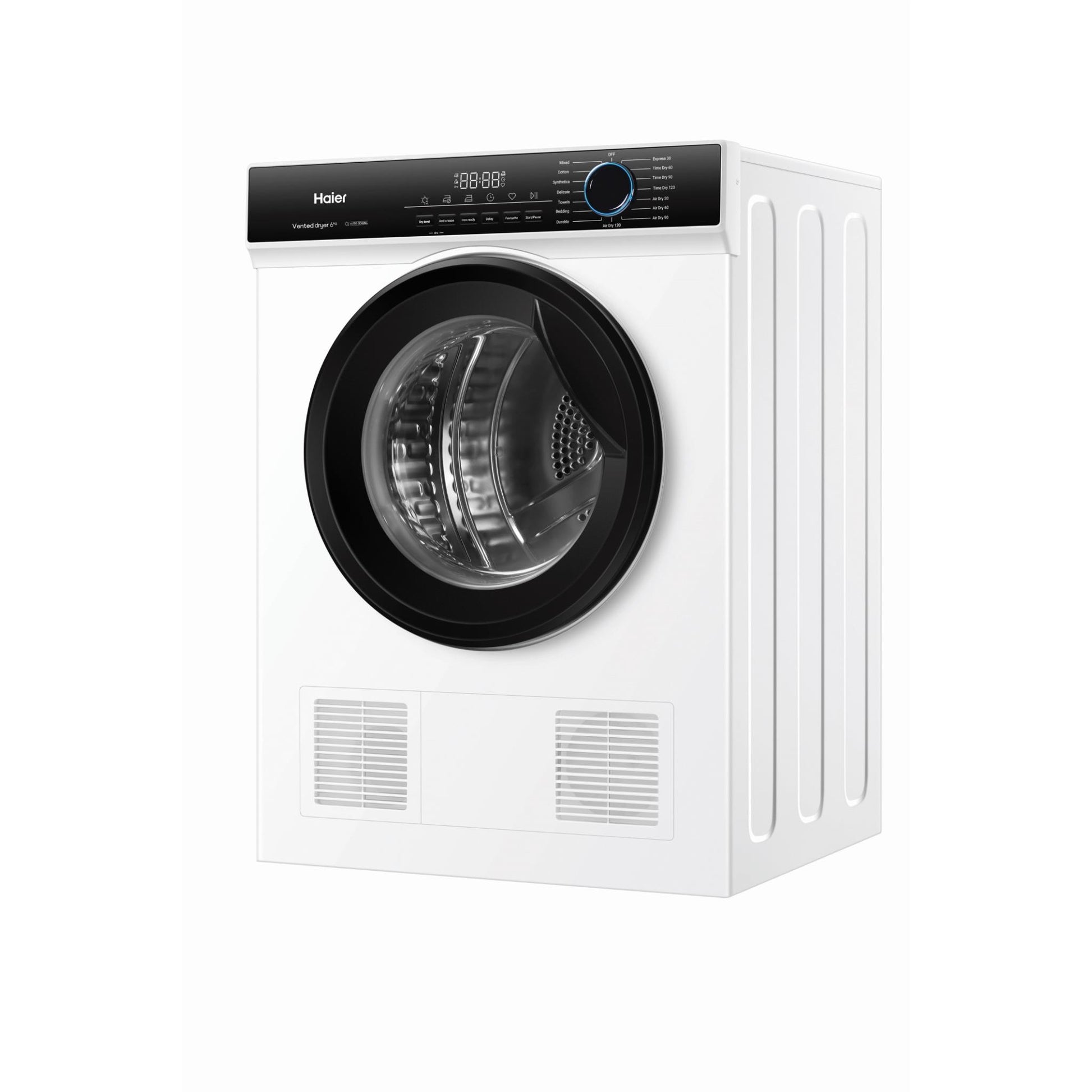 Haier HDV60AWW1 6kg Sensor Vented Dryer