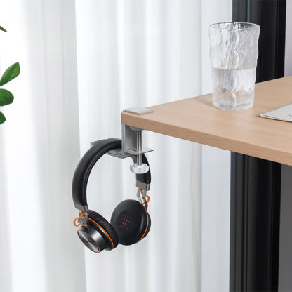 Desky Foldable Headphone Hook - Silver