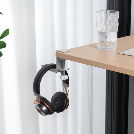 Desky Foldable Headphone Hook - Silver