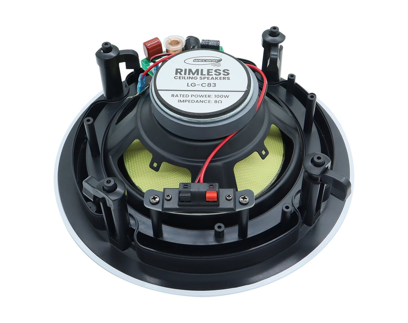 Weconic 8" Rimless Ceiling Speakers 200W 8ohm Commercial Pair LGC83