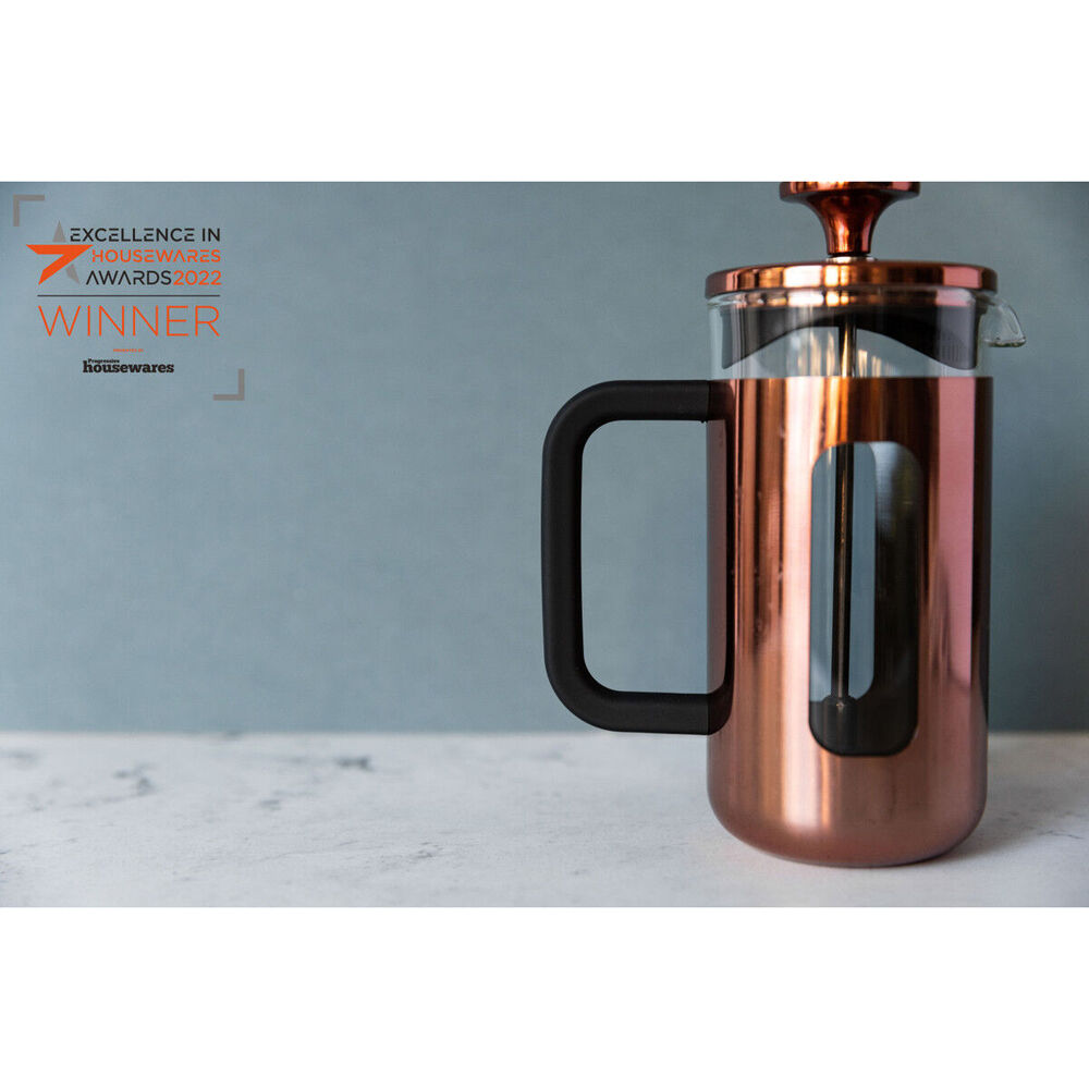 La Cafetiere Pisa 8-Cup 1L Stainless Steel/Glass Coffee French Press (Copper)