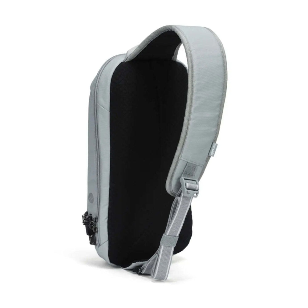 Pacsafe V Tech Anti-Theft RFID Blocking Slashguard Sling Pack 10L Digital Grey