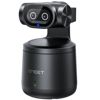 Emeet PIXY Wireless AI PTZ 4K Streaming Camera Battery Portable