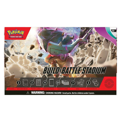 POKEMON TCG Scarlet & Violet Paldea Evolved Build & Battle Stadium