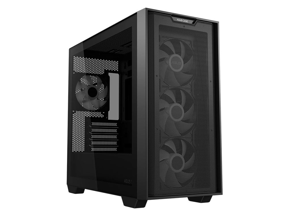 Asus A21 Plus Mesh Front Micro-ATX Case - Black
