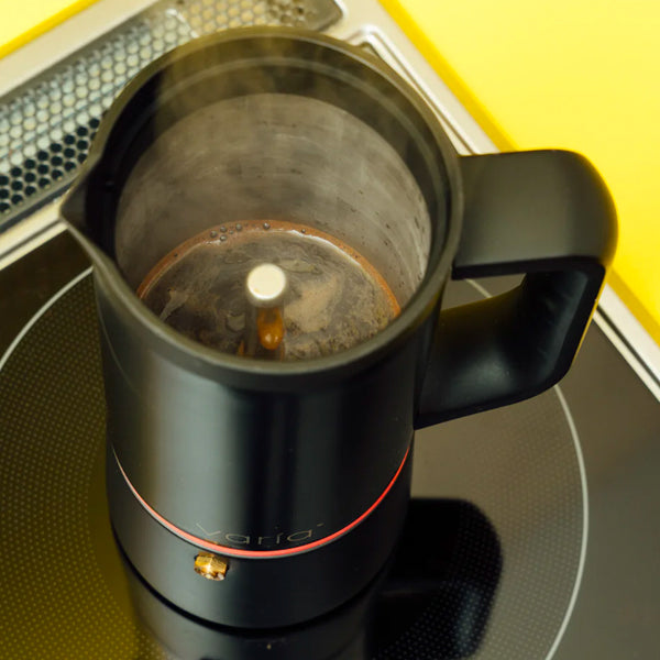 Varia Pro Moka Pot - Black