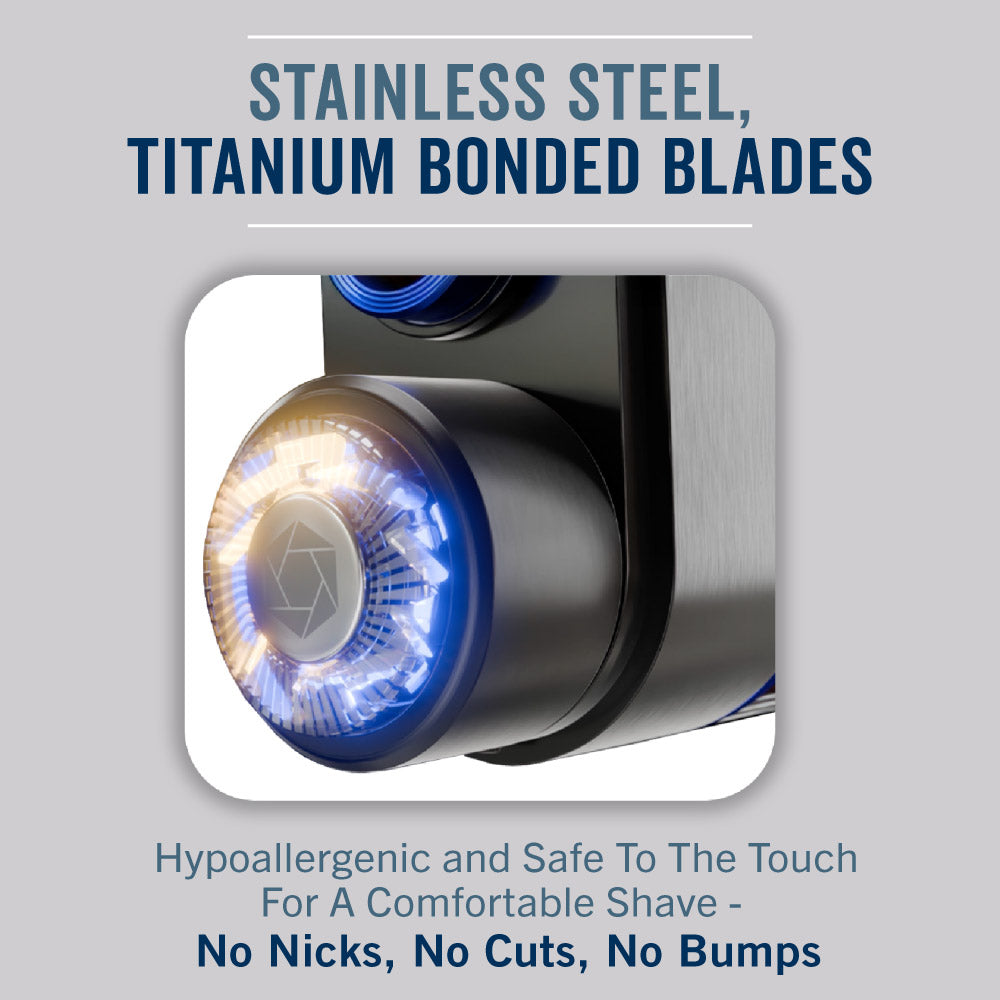 Microtouch Titanium Edge Cordless Ear, Nose and Face Trimmer