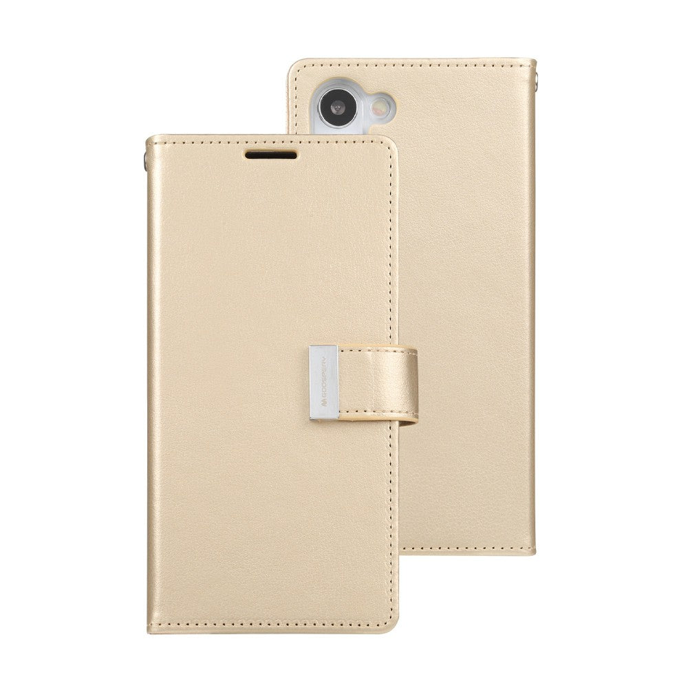 Goospery Rich Diary for Galaxy S23 Ultra - Gold