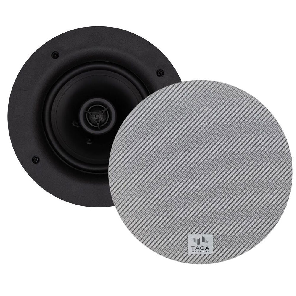 TAGA Harmony 5.25" 2-Way In-Ceiling Speakers Pair (White)