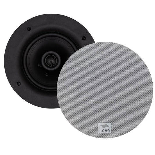 TAGA Harmony 5.25" 2-Way In-Ceiling Speakers Pair (White)