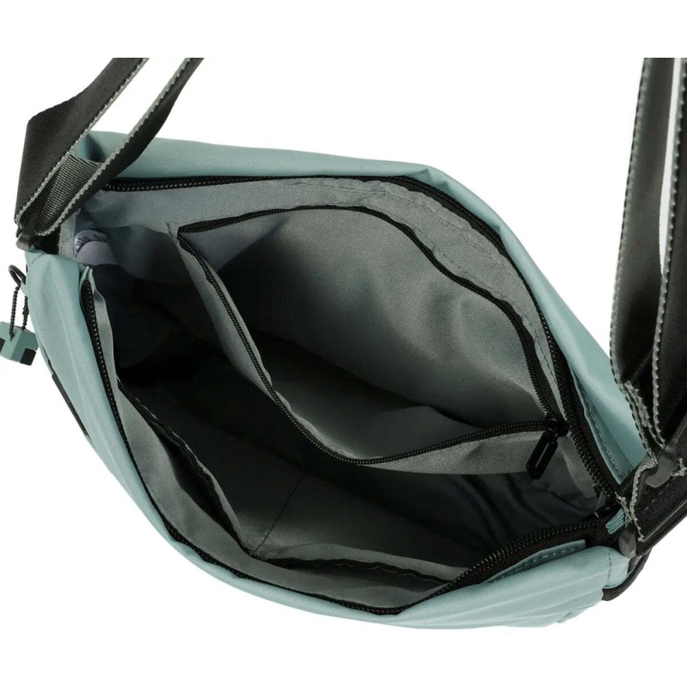Hedgren Gravity Crossover Water Dust Repellent Shoulder Bag Medium Green Milieu