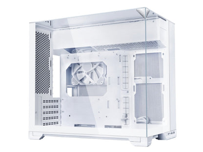 Lian Li O11 Vision-M Compact Tempered Glass Dual-Chamber Micro-ATX Case - White