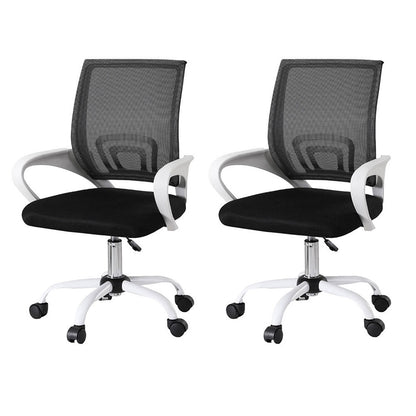 Artiss 2x Office Chair Mesh Computer Chairs Work Study Mid Back