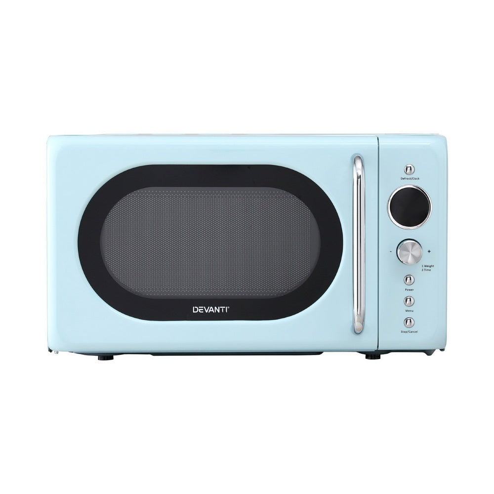 Devanti 20L Microwave Oven 700W (Blue)