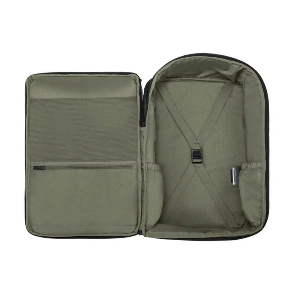 Wenger UrbanOne Travel Laptop Compartment Recycled PET Backpack Black 15.6in