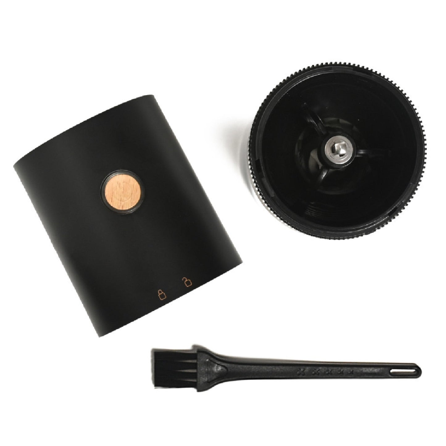 Coffee Culture USB Rechargeable Portable Coffee Travel Grinder with Blue Light