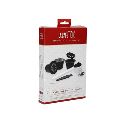 La Cafetiere 3-Pieces 11.5cm Reusable Coffee Pods for Nespresso Machines