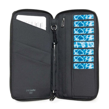 Pacsafe RFIDsafe RFID Blocking Travel Wallet - Black