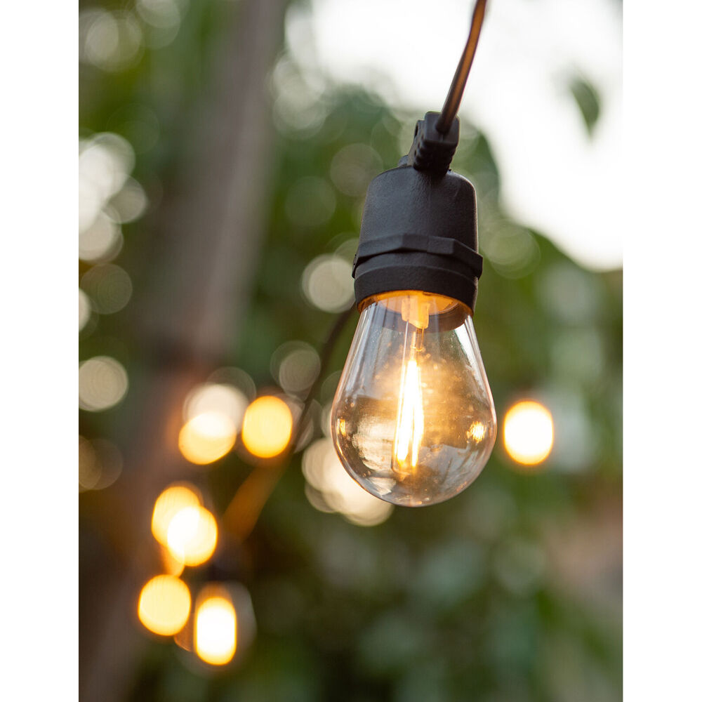 LumiFX 20 Bulb LED WIFI Smart Festoon Lights 20m Warm White