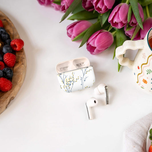 Laura Ashley Skylark Bluetooth Earbuds (Willow White)