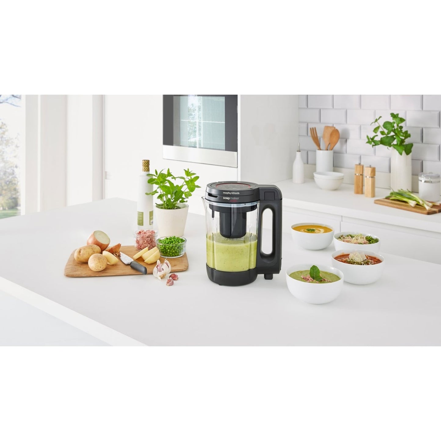 Morphy Richards Clarity 1.6L Soup Maker 4 Functions Fast Soup Blender