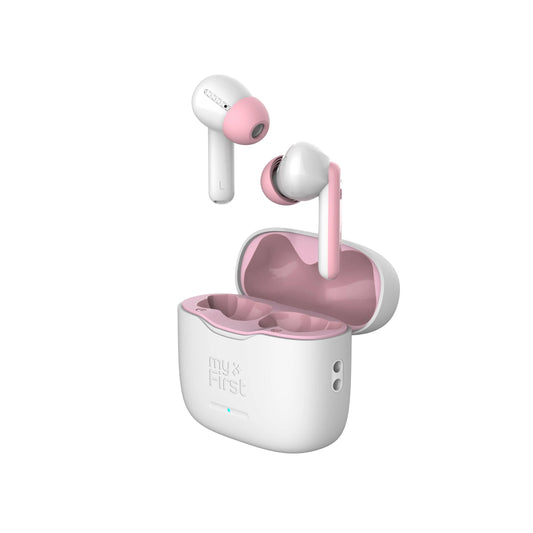 myFirst CareBuds Kids TWS Earbuds (White Pink)