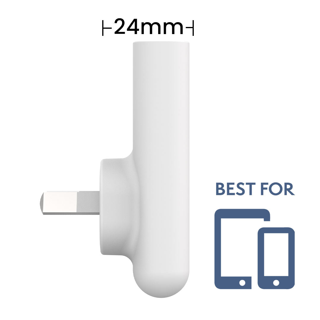 EFM 45W SlimLine Wall Charger with GaN, Power Delivery and PPS (White)