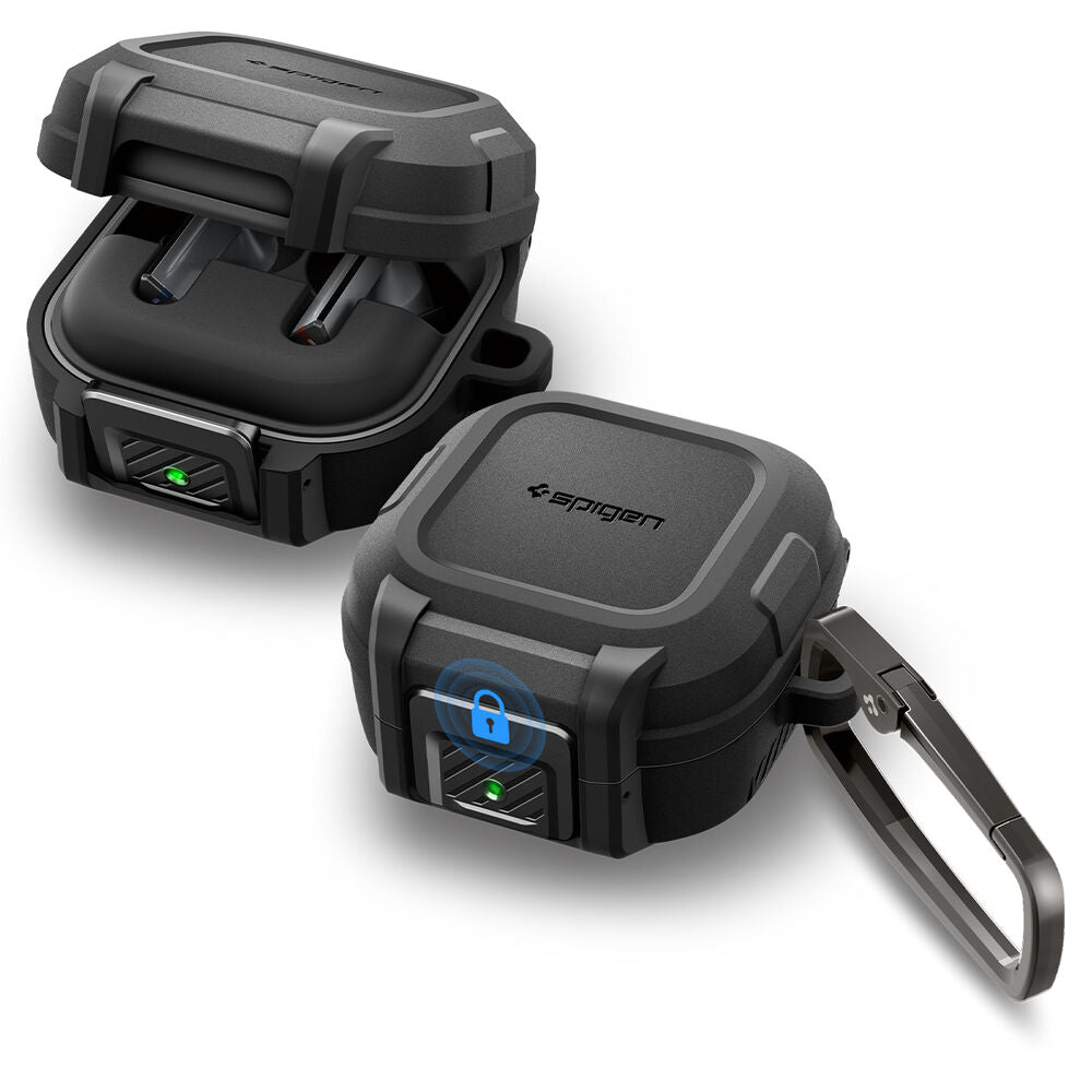 Spigen Galaxy Buds 4 Pro Lock Fit Case (Black)
