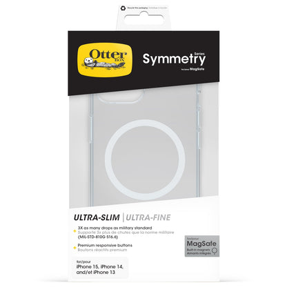 OtterBox Symmetry Magsafe Case - For iPhone 17e/16e/15/14/13 - Clear -