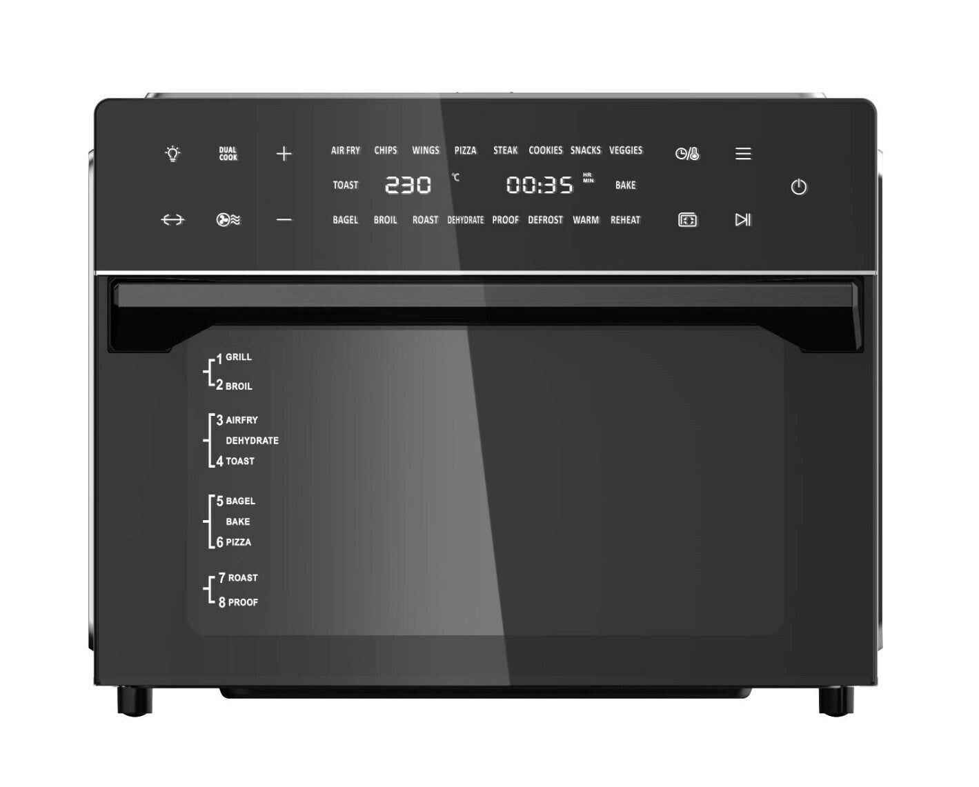 Healthy Choice 30L Digital Multi-Function Air Fryer Oven 1800W