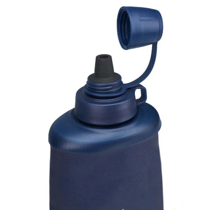 LifeStraw Peak Collapsible Squeeze Bottle with Filter 650ml Mountain Blue